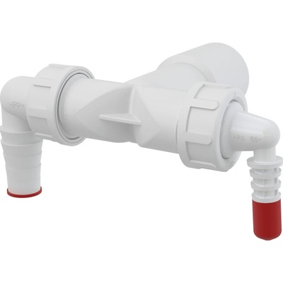 Alca Alcadrain P156Z - Dvojité koleno DN40/32 / 8–23 s klapkami