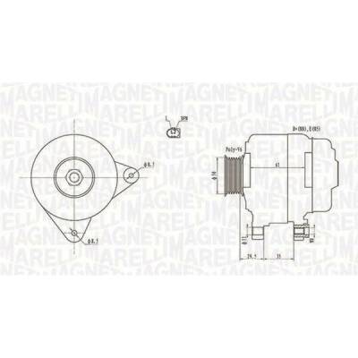 generátor MAGNETI MARELLI 063731921010