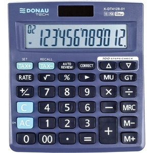 DONAU Настолен калкулатор Donau Tech 4128, 12разряда, черен (30675-А) Калкулатори