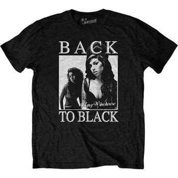 Amy Winehouse Риза Back to Black Unisex Black S (AMYTS06MB01)