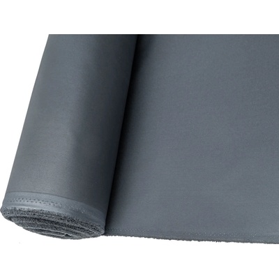 Mirtex Tkanina COLORA 235/960 Tmavě šedá Peat šíře 160cm Zbytková metráž