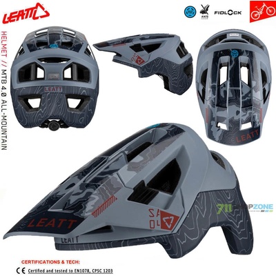 Leatt MTB AllMtn 4.0 V23 titanium 2023