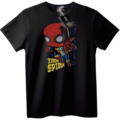NOONEBRAND Тениска Spider-Man 'Аз съм паякът' - XS, White