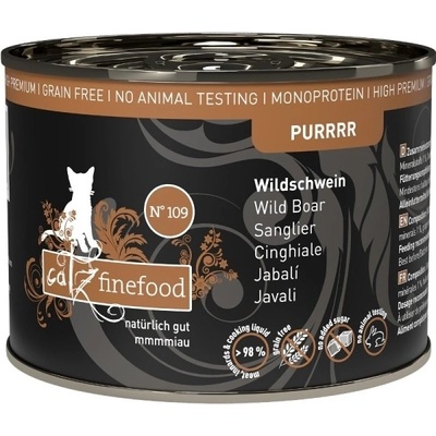 Catz finefood Purr No.109 s bravčovým mäsom 200 g