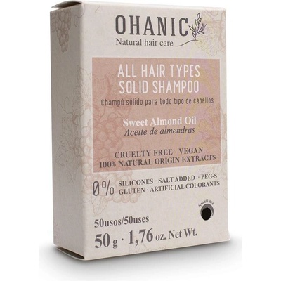 Ohanic Solid Shampoo Tuhý přírodní šampon 50 g