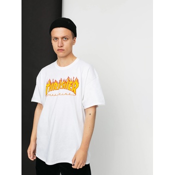 Thrasher Flame Logo white