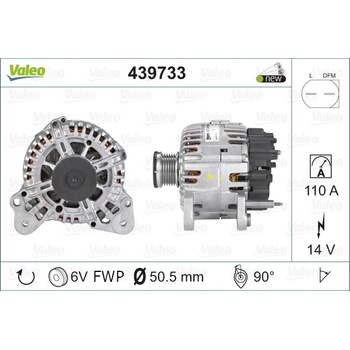 Alternátor VALEO 439733