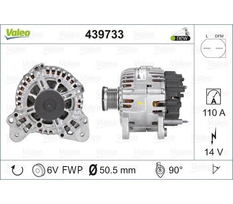 Alternátor VALEO 439733