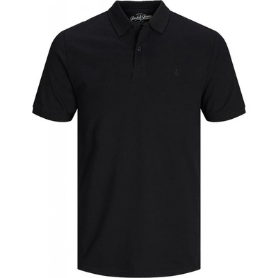 Jack & Jones pánské polo triko JJEBASIC 12136516 black