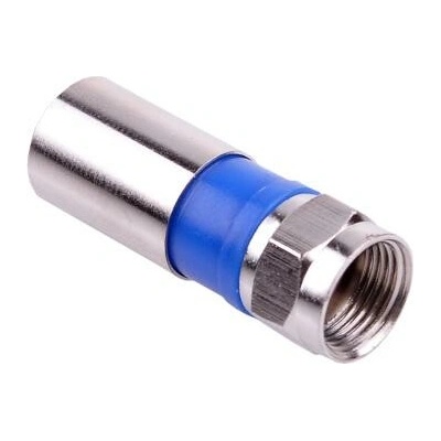 CABLETECH F konektor RG6U (6,8mm) kompresný s gum.