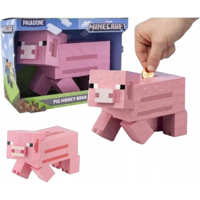Pokladnička minecraft prasátko PIG licencovaná – Zboží Dáma