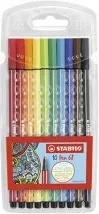 STABILO Тънкописци Stabilo Pen 68 10 цвята блистер