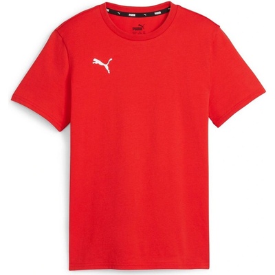 Puma JR TEAMGOAL CASUALS TEE červené