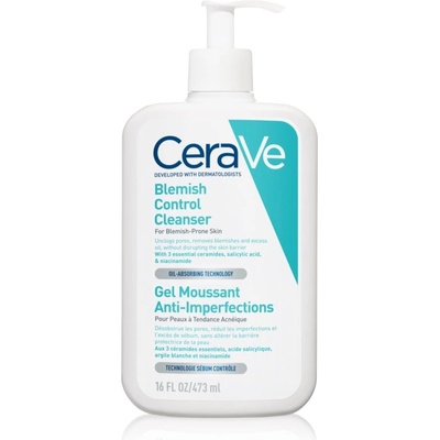CeraVe Blemish Control почистващ гел против несъвършенствата на акнозна кожа 473ml