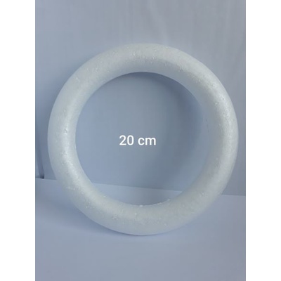 Polystyrenový věnec 20 cm