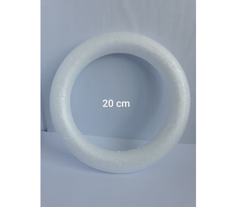 Polystyrenový věnec 20 cm