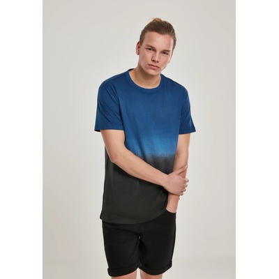 Urban Classics Мъжка тениска Urban Classics Dip Dyed midnightnavy/blackUB-TB2869-02043 - Син, размер L