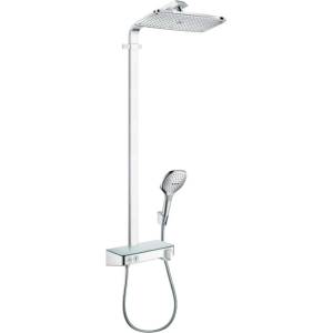 Hansgrohe Raindance Select E - Душ комплект Showerpipe 360 със смесител ShowerTablet Select 300, хром 27288000 (27288000)