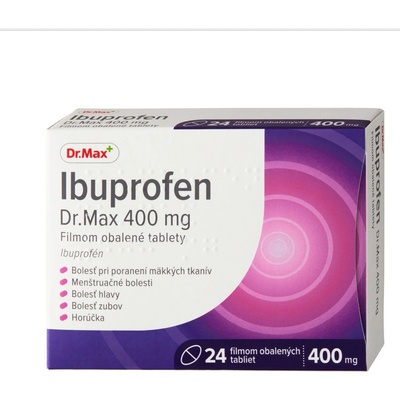 Ibuprofen Dr.Max 400 mg filmom obalené tablety tbl.flm.30 x 400 mg