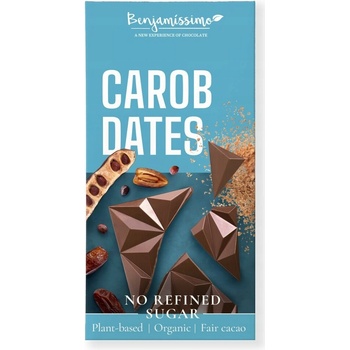 Benjamissimo Kakaová tabulka karob datle bezepková Bio 60 g