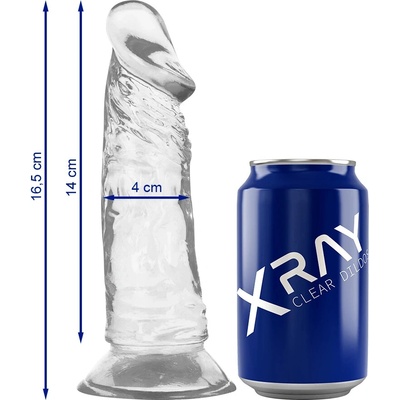 Xray Clear Cock 16.5 Cm X 4 Cm