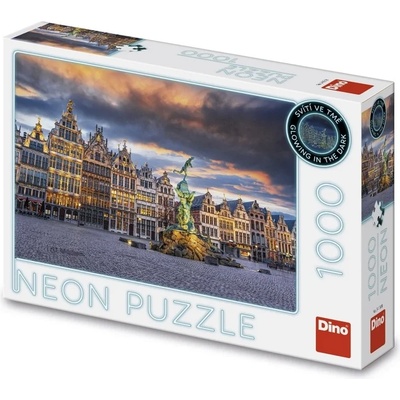 Dino - Puzzle Storm over Antwerp neon - 1 000 piese