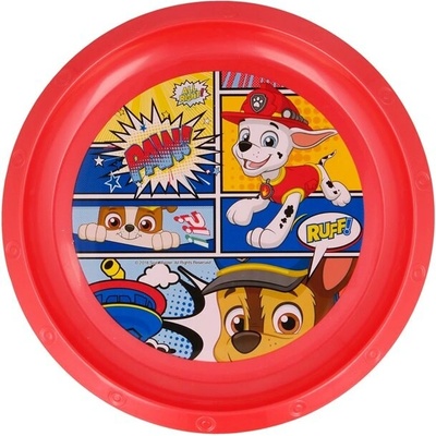 STOR Talíř Paw Patrol Rescue Team Red 22 cm