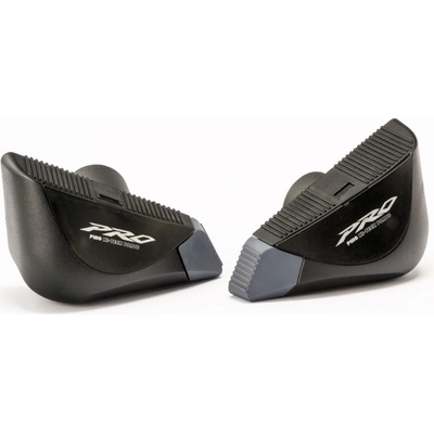 Pádové protektory rámu PUIG PRO 20451N černý s šedou gumou