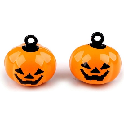 Rolničky halloween oranžová 2 ks