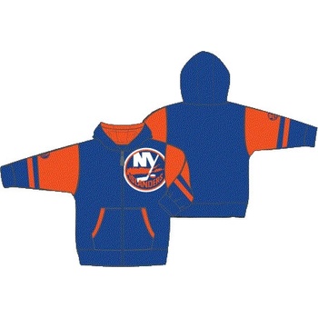 Outerstuff dětská mikina New York Islanders Faceoff Colorblocked Fleece Full-Zip