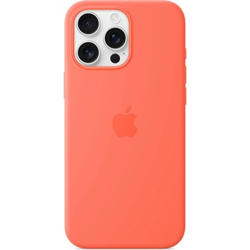 Apple iPhone 16 Pro Max Silicone Case with MagSafe - Tangerine (MDGX4ZM/A)