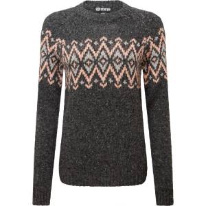 Sherpa Дамски вълнен пуловер Sherpa Women's Dumji Crew Merino jumper - Charcoal (105-7539-0112)
