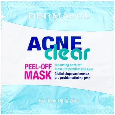 Dermacol AcneClear Peel-Off Mask почистваща пилинг маска за проблемна кожа 8 ml за жени