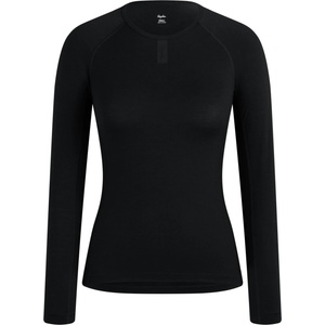 Rapha Дамско горнище Rapha Women's Merino Base Layer Long Sleeve Merino base layer - Black / Black (115-2687-0113)