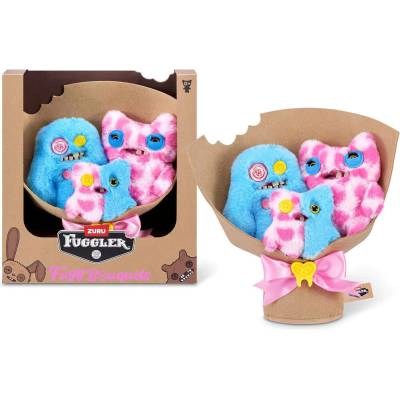 ZURU Плюшени играчки Zuru Fuggler - Зъбати Чудовища в Букет, 3 броя, асортимент (15780)