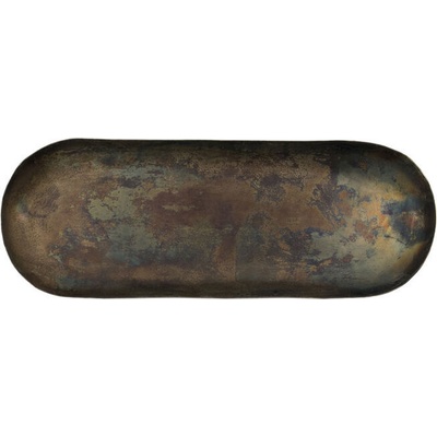House Doctor Декоративен поднос Traya 30 см антично кафяво (203663001)