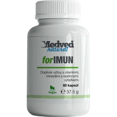 Medveď natural ForIMUN 60 kapslí