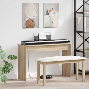 vidaXL Стойка за клавиатура Сонома дъб 100 x 32 x 64 см (899497)
