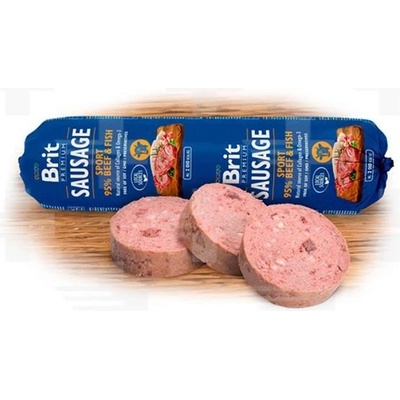 Saláma BRIT dog Beef & Fish Sport Formula 800 g