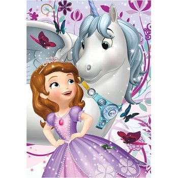 Image 1 of Dino - Puzzle Sofia and a unicorn - 200 piese