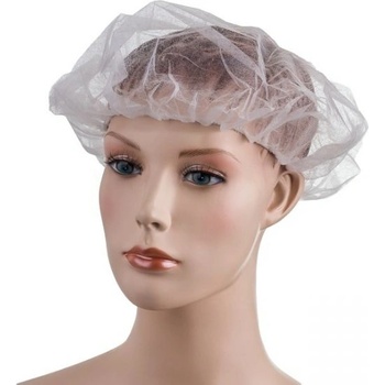 PROFOD PD-BARET-W / Jednorázová čepice, typ baret - bílá XL (prof_0932)