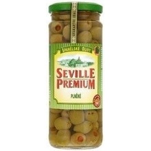 Seville Premium Olivy zelené s papričkou 450 g