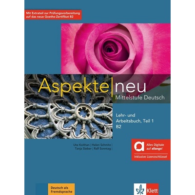 Aspekte neu B2 – Hybride Ausgabe – Lehr./Arbeitsbuch Teil 1 + MP3 allango.net + Lizenz (24 Monate) Klett nakladatelství