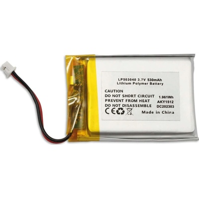 Dogtrace akumulátor Li-Pol 530 mAh pro vysílače d-control Edge ONE