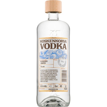 Koskenkorva Blueberry Juniper 37,5% 0,7 l (čistá fľaša)