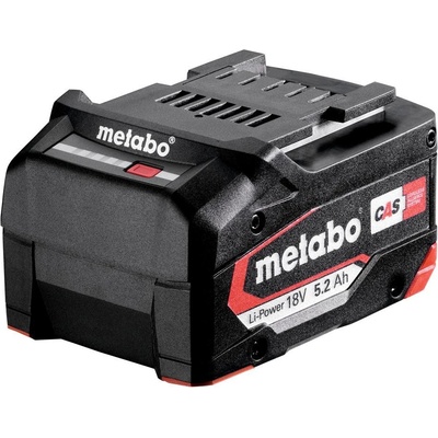 Metabo 18 V, 5,2 Ah, Li-Power