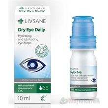 Livsane Očné kvapky suché oči bez konzervantov s 0,1% HA 10 ml