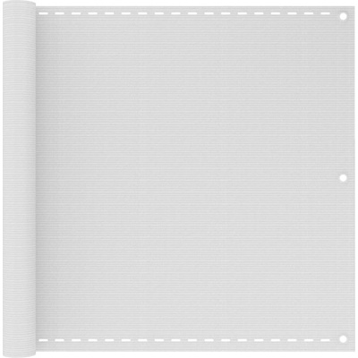 Greatstore Balkónová zástěna HDPE 90x600 cm bílá