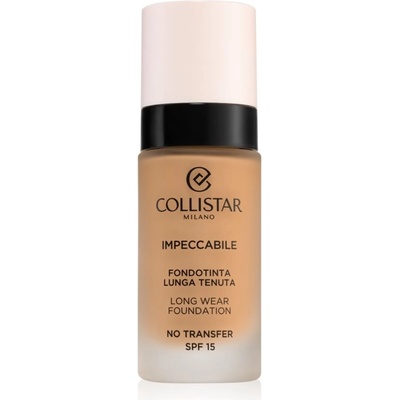 Collistar Impeccabile Long Wear Foundation dlhotrvajúci make-up SPF15 5N Amber 30 ml