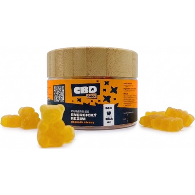 CBDčko CBD+CBG Gummies OG 10+10 mg 50 ks